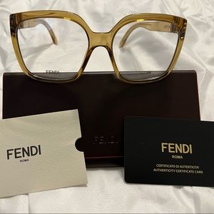 FENDI FF 0420 HAM WOMEN GLASSES STYLISH FRAMES (CASE INCLUDED) AUTHENTIC!!!